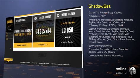 shadowbet bonus codes
